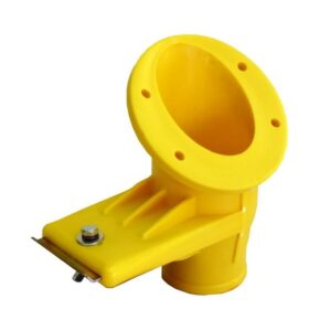 Acople tolva semilla con cuchilla Ø63mm